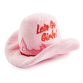 Load image into Gallery viewer, Pink Cowgirl Hat | Squeaky Plush Dog Toy with Crinkle & Mesh Lining