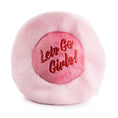 Load image into Gallery viewer, Pink Cowgirl Hat | Squeaky Plush Dog Toy with Crinkle & Mesh Lining