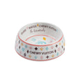 Load image into Gallery viewer, White Chewy Vuiton Bowl - Small (CASE OF 2)