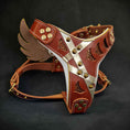 Load image into Gallery viewer, The "Hermes" leather harness - Small to Medium Size
