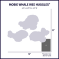 Load image into Gallery viewer, Mobie Whale Wee Huggles® Plush Dog Toys, 3 Pack size chart