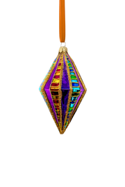 High Stakes Diamond Glass Ornament
