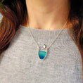 Load image into Gallery viewer, 925 Sterling Silver Natural Agate Penguin Pendant Necklace