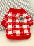 Load image into Gallery viewer, Floral Plaid Dog Sweater - Southlake Paws