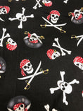 Load image into Gallery viewer, Halloween Dog Bandana Jolly Roger Skull