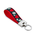 Load image into Gallery viewer, Hearts and Flowers Key Ring