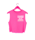 Load image into Gallery viewer, Chasing Puppies is My Cardio Crop Tank | Gift for Dog Moms