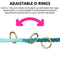 Load image into Gallery viewer, Pixie Hands-Free Rope Dog Leash
