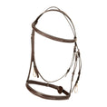 Load image into Gallery viewer, Huntley Equestrian Sedgwick Fancy Stitched Bridle with Cheek Clips and Reins