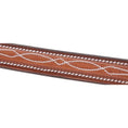 Load image into Gallery viewer, Huntley Equestrian Sedgwick Fancy Stitched Square Raised Hunter Horse Bridle with Reins
