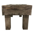 Load image into Gallery viewer, Huntley Pet Berjen Table Elevated Double Bowl Pet Feeder, Brown Wash
