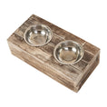 Load image into Gallery viewer, Huntley Pet Elevated Dog and Cat Double Bowl Feeder