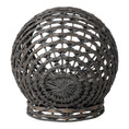 Load image into Gallery viewer, Huntley Pet Hemisphere Rattan Pet Bed, Elevated With Cushion