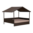 Load image into Gallery viewer, Huntley Pet Rattan Wicker Indoor Outdoor Cabana Raised Pet Bed