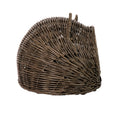 Load image into Gallery viewer, Huntley Pet Wicker Cat Shaped Play House Pet Bed with Cushion