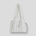 Load image into Gallery viewer, Hello Doggie Pearl Leopard Dog Carrier Satin Handmade Handmade in the USA Carriers