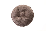 Grey Mink Bagel Bed