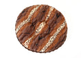 Load image into Gallery viewer, Exotic Fur Brown/Gold & Chocolate Mink Bagel Bed