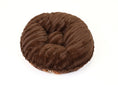 Load image into Gallery viewer, Exotic Fur Brown/Gold & Chocolate Mink Bagel Bed