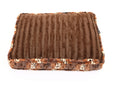 Load image into Gallery viewer, Exotic Fur Brown/Gold with Brown Mink Rectangle Bed