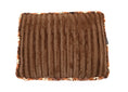 Load image into Gallery viewer, Exotic Fur Brown/Gold with Brown Mink Rectangle Bed