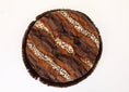 Load image into Gallery viewer, Exotic Fur Brown/Gold & Chocolate Shag Bagel Bed