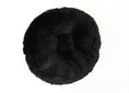 Load image into Gallery viewer, Black Shag Bagel Bed