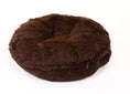 Load image into Gallery viewer, Chocolate Shag Bagel Bed