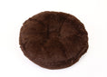 Load image into Gallery viewer, Chocolate Shag Bagel Bed