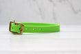 Load image into Gallery viewer, Key Lime Biothane Collar
