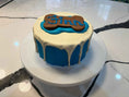 Load image into Gallery viewer, Organic Finn Birthday Dog Cake | Peanut Butter Banana Dog Cake (Handmade in NJ)