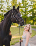 Load image into Gallery viewer, Replacement Noseband of ExionPro Fancy Stitched Raised Anatomical Bridle without Flash - Southlake Paws