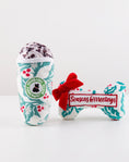 Load image into Gallery viewer, Starbarks Puppermint Mocha Holly Cup & Bone | Christmas Dog Toys