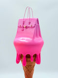 Load image into Gallery viewer, Melty Bag Sculpture - Light & Neon Pink Edition - neon pink light and neon pink neon melty bag sculpture, luxury sculpture…