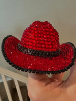 Custom Crystal Dog Cowboy Hat