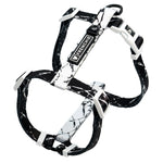 Frenchie Strap Harness - Black Marble
