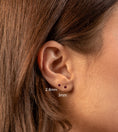 Load image into Gallery viewer, OLIVE & CHAIN Ruby Martini Stud Earrings