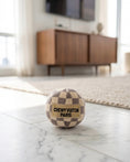 Load image into Gallery viewer, Tan Checker Chewy Vuiton Ball