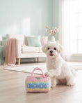 Load image into Gallery viewer, Pink Ombre Chewy Vuiton Handbag