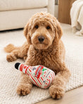 Load image into Gallery viewer, Puppermint Schnapps Bottle Holiday Christmas Plush Dog Toy