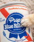 Load image into Gallery viewer, Pups Blue Ribbon | Squeaky Plush Dog Toy with Crinkle & Mesh Lining