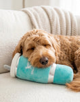 Load image into Gallery viewer, Snuggly Cup - Teal | Squeaky Plush Dog Toy with Crinkle & Mesh Lining