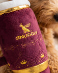 Load image into Gallery viewer, Holiday Snuggly Cup - Red Christmas Plush Dog Toy | Squeaky Plush Dog Toy with Crinkle & Mesh Lining