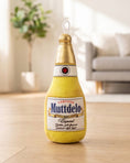 Load image into Gallery viewer, Muttdelo Beer Bottle | Squeaky Plush Dog Toy with Crinkle & Mesh Lining