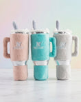 Load image into Gallery viewer, Snuggly Cup 3-Pack (Teal, Ivory, Blush) - Organic Catnip