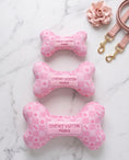 Load image into Gallery viewer, Pink Checker Chewy Vuiton Bone