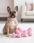 Load image into Gallery viewer, Pink Checker Chewy Vuiton Bone