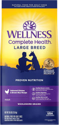Load image into Gallery viewer, Wellness Complete Health Large Breed Chicken & Brown Rice Dry Dog Food (30lb)