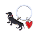 Dachshund Love Keychain