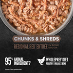 Orijen Grain Free Chunks & Shreds, Regional Red Wet Cat Food (3oz)